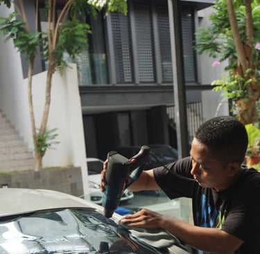 Pemasangan Kaca film