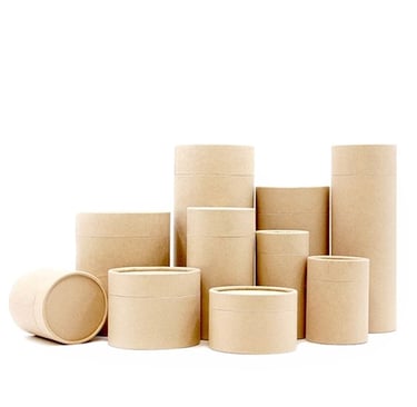 a variety of paper cans