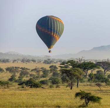 Serengeti, Tanzania – A Balloon Ride Over Safari Landscape