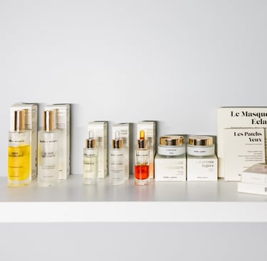 Produits Belles Soeurs utilisés et vendus par Nathalie Gaullier spécialiste du massage Kobido 