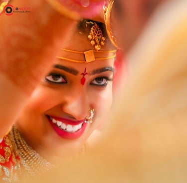Wedding woman in a traditional indian wedding dress