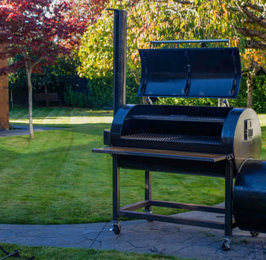 Rawsteelco offset bbq smoker 