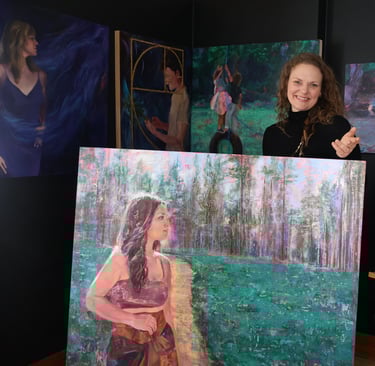 Sacred Light Portrait honoring identity, presence, and the living light within