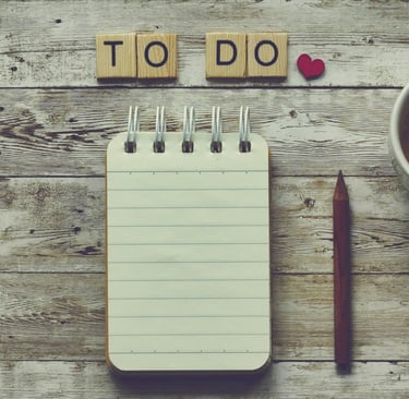 to do list and coffee