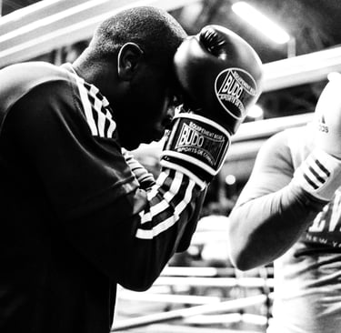 boxeurs en combat
