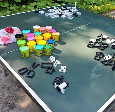 a table with a table top with a table top with a table top with a