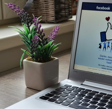 Open laptop for learning German