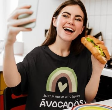 Just A Nurse Who Love Avocados T-shirt