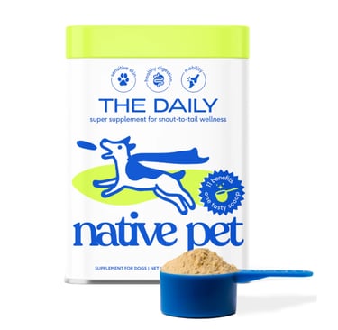 Native Pet The Daily dog supplement powder for joint, gut, and skin health 