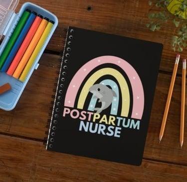 Postpartum Nurse Notebook