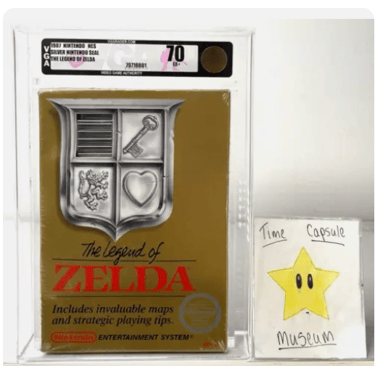the legend of zelda nes 1986 ninteno ebay sold listing