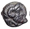 Pentacle Amon-Re coin 200's BCE with unreadable runes