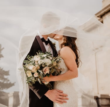 sesion de fotos de pareja en una boda en granada