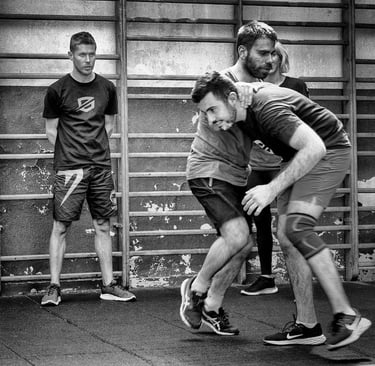 Passage de grade Ollin krav maga Lyon  sacha baptiste et joslin