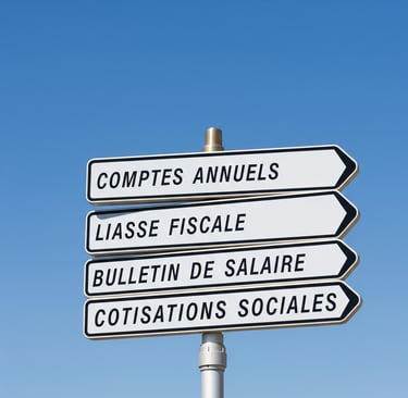 panneaux montrant les différentes obligations légales