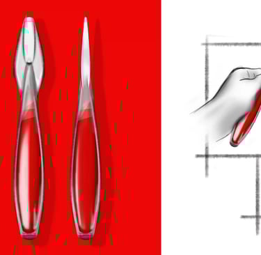 Proposal visuals showing compatibility with sauces of different viscosities