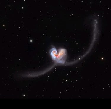 Le Galassie Antenna foto scattata dall'amico Gian Lorenzo Ferretti