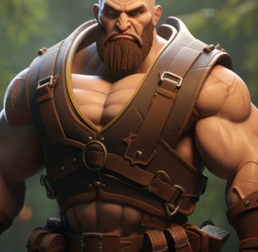 Hombre fuerte, strong man