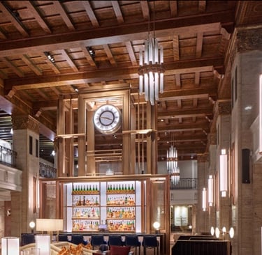 Clockwork Bar at Fairmont Royal York, Brass Elements Built by Pengelly Iron Works