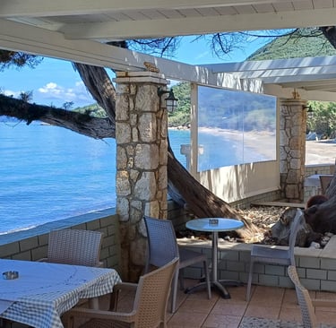 Paramonas Beach Taverna Plori Korfu Villa Olivia