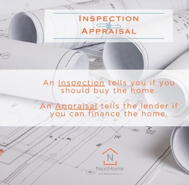inspection vs appraisal