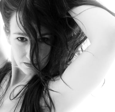 black and white photo of Jennadea