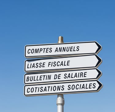 panneaux montrant les différentes obligations légales