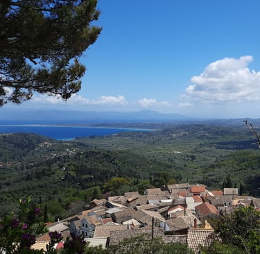 Mountainvillage Chlomos Corfu Villa Olivia Pentati