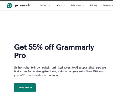 grammarly 2025 Black Friday sale