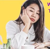 Bored teenager in front of laptop with banner asking what motivates teens to learn