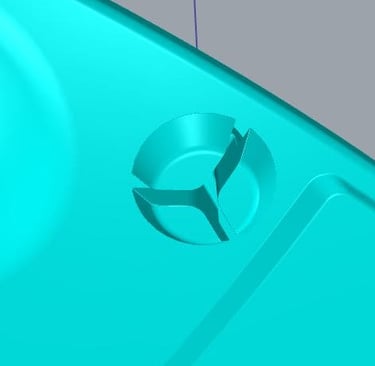 Detailed 3D model prepared for tooling and prototyping, designed by Koorosh Shojaei