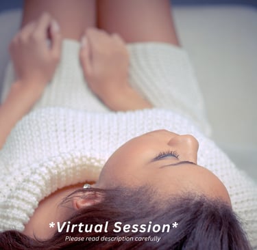 woman laying down in her home
