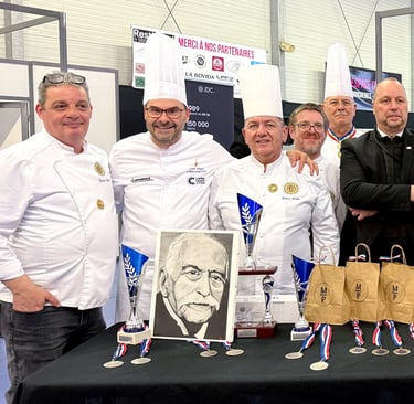 Préparation de la remise des prix