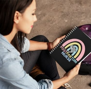 Postpartum Nurse Notebook