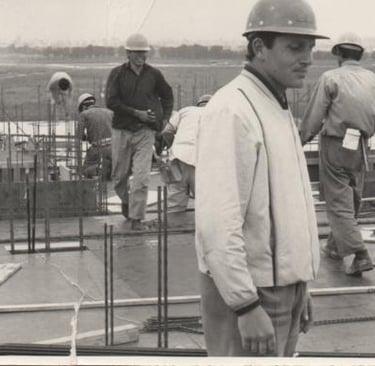 Imagen de Ivano en los comienzos de FARE hace mas de 30 años