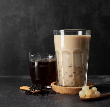 Vanilyalı Siyah Çay Smoothie