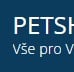 a blue and white sign that says petshophophop