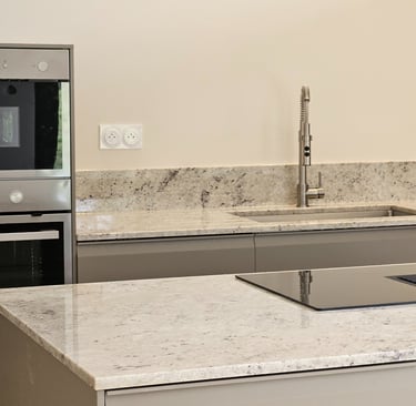 granit colonial white cuisine