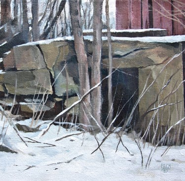 "Root Cellar" Acrylic $500