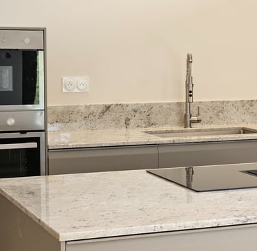 granit colonial white cuisine