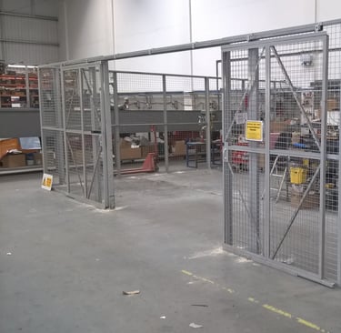 Mesh security cage
