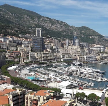 Aussicht auf Monaco