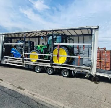 Spezialtranspore von Staplern, Baumaschinen, Landmaschinen