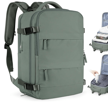 coofay Vacuum Backpack Travel with Pump
