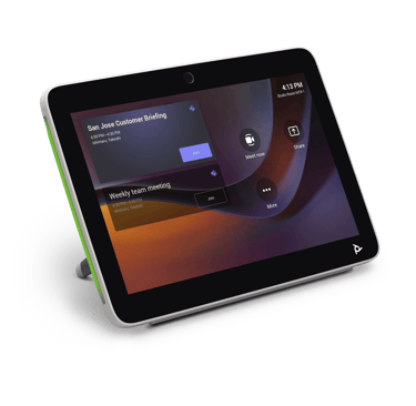 Poly TC10 touch controller for video conferencing room systems