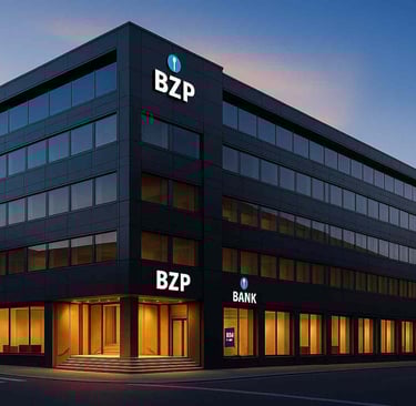 multi storey bank building in Zurich
