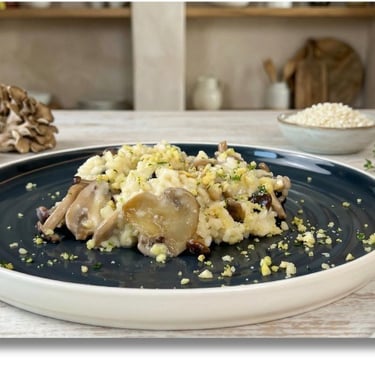 Come fare il risotto vegan ai funghi