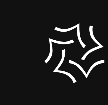 a black and white logo with a starfish