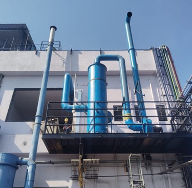 FUME SCRUBBING SYSTEM FOR AMMONIA GAS, SUPPLIED TO M/S. GRAUER AND WEIL