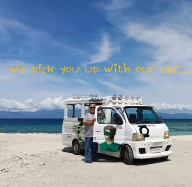 we pick you up from any location, enyoi the ride with a Philippine Multicab